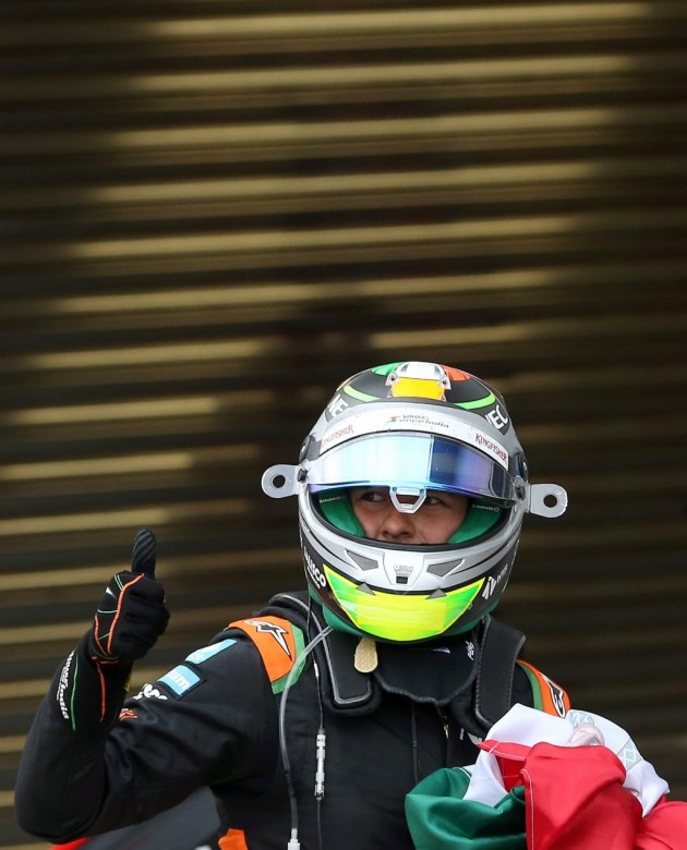 'Checo' Pérez logró en Rusia su quinto podio en Fórmula Uno
