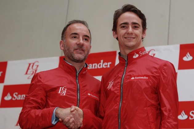Esteban Gutiérrez es presentado como embajador del banco Santander en el mundo del automovilismo Esteban Gutiérrez es presentado como embajador del banco Santander en el mundo del automovilismo