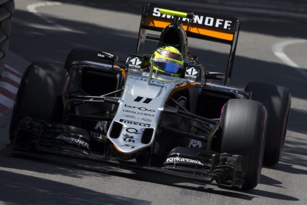 El mexicano Sergio Pérez (Force India) suma en Mónaco su sexto podio
