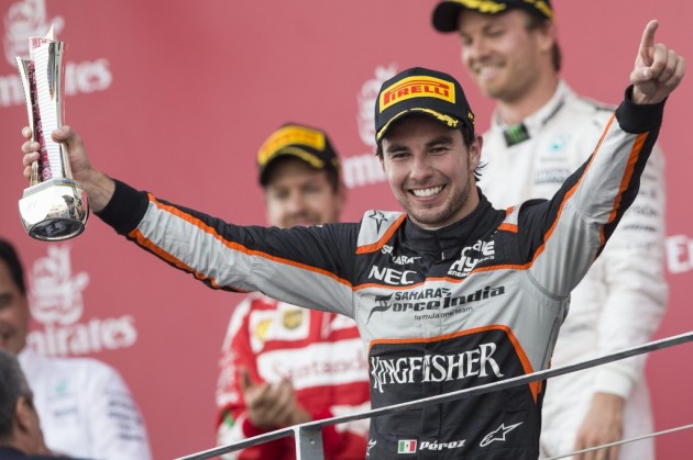 Sergio Pérez: "Está siendo un gran año para mí con dos podios"
